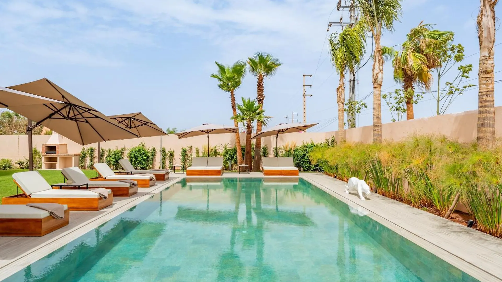 Villa Piscine, Salle De Sport Et Confort Moderne Marrakesh
