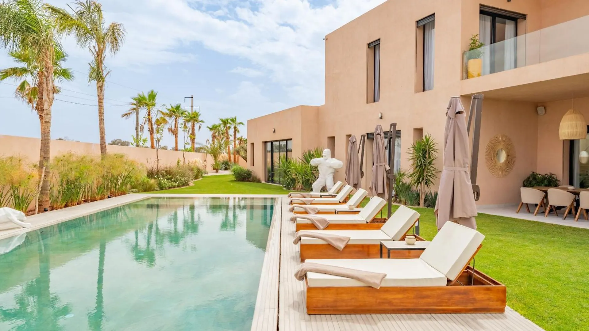 Villa Piscine, Salle De Sport Et Confort Moderne Marrakesh 0*,